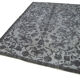 Hand-knotted rustic anatolian 1970s 190 cm x 277 cm grey rug