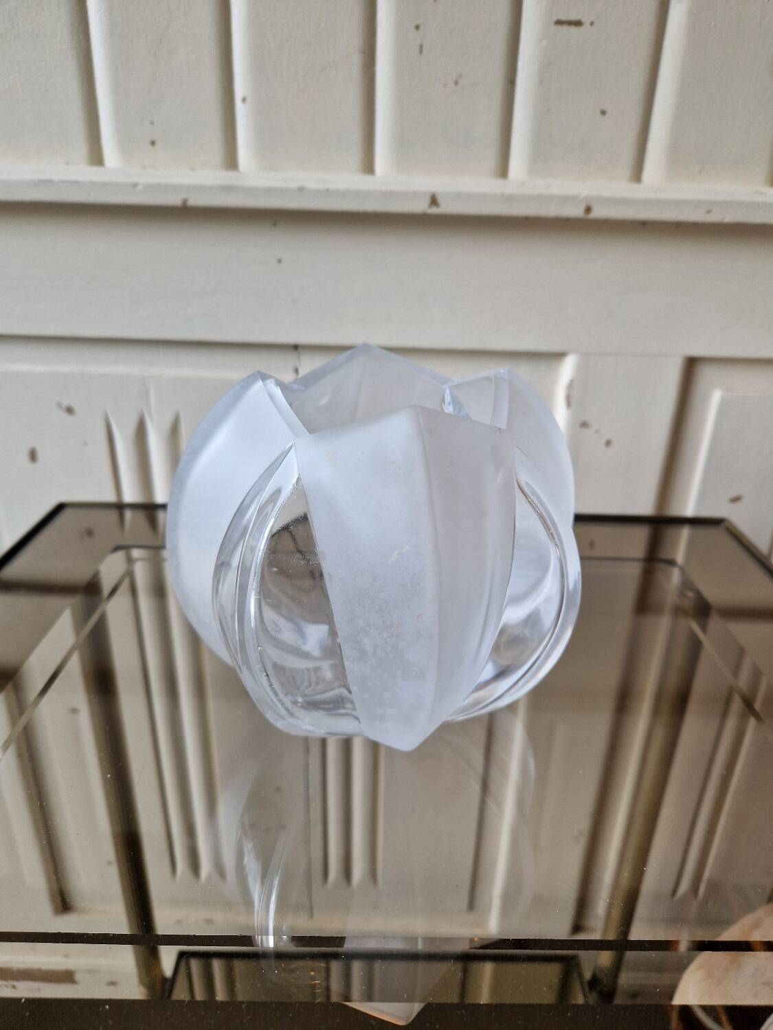 Art Deco Crystal Vase