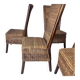 Set of 6 French Rope and Wood Dining Chairs, France, 1970s