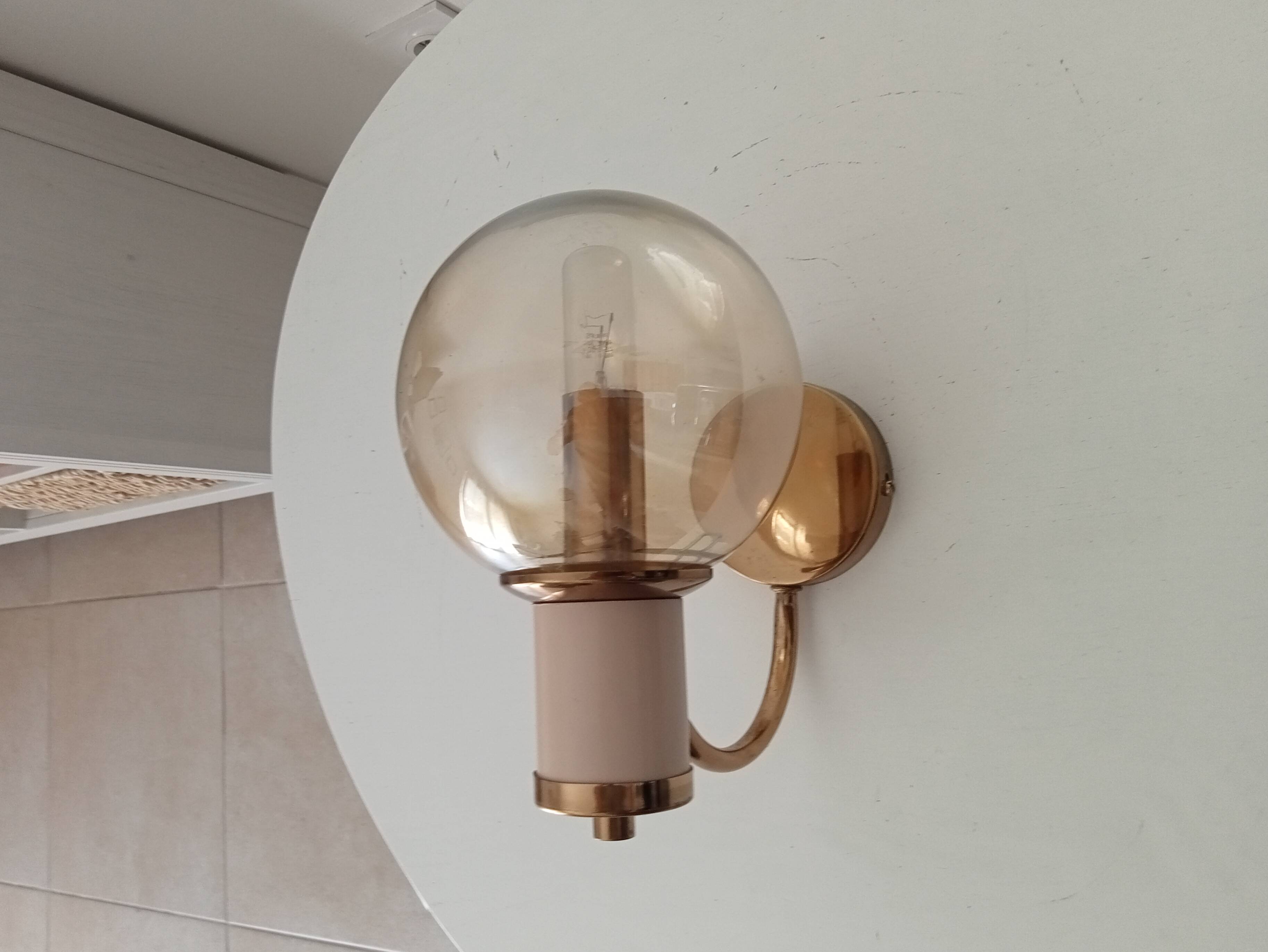 Pair of vintage Maison Delmas wall lights from the 70s
