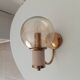Pair of vintage Maison Delmas wall lights from the 70s