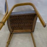 Bridge Bow Wood armchair for Steiner, 1950