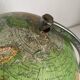Vintage 1960s Perrina Glass Marble World Globe - 28cm