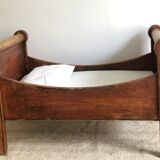 Roller doll bed, antique toy