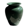 Large deep water green ceramic vase H26 D22