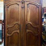 Armoire Dauphinoise ép Louis XV en noyer, Vaisselier rangement H:2.20m