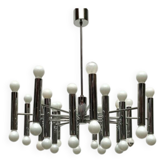 German lustre from the mid-century space age by Doria Leuchten, 1960s.