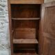 Armoire à linge, bonnetière ancienne en merisier français