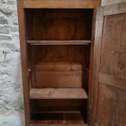 Armoire à linge, bonnetière ancienne en merisier français