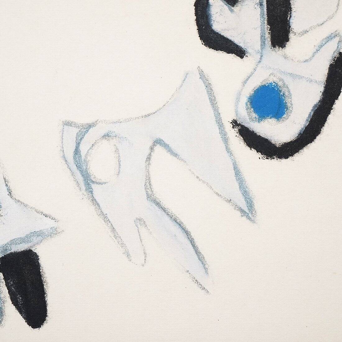 Ansgar Elde, Il Bostrico, 1980s, Monotype on Aquatint