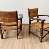 Pair of mulched armchairs