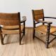 Pair of mulched armchairs