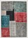 7x10 distressed multciolor vintage rug 301x220cm