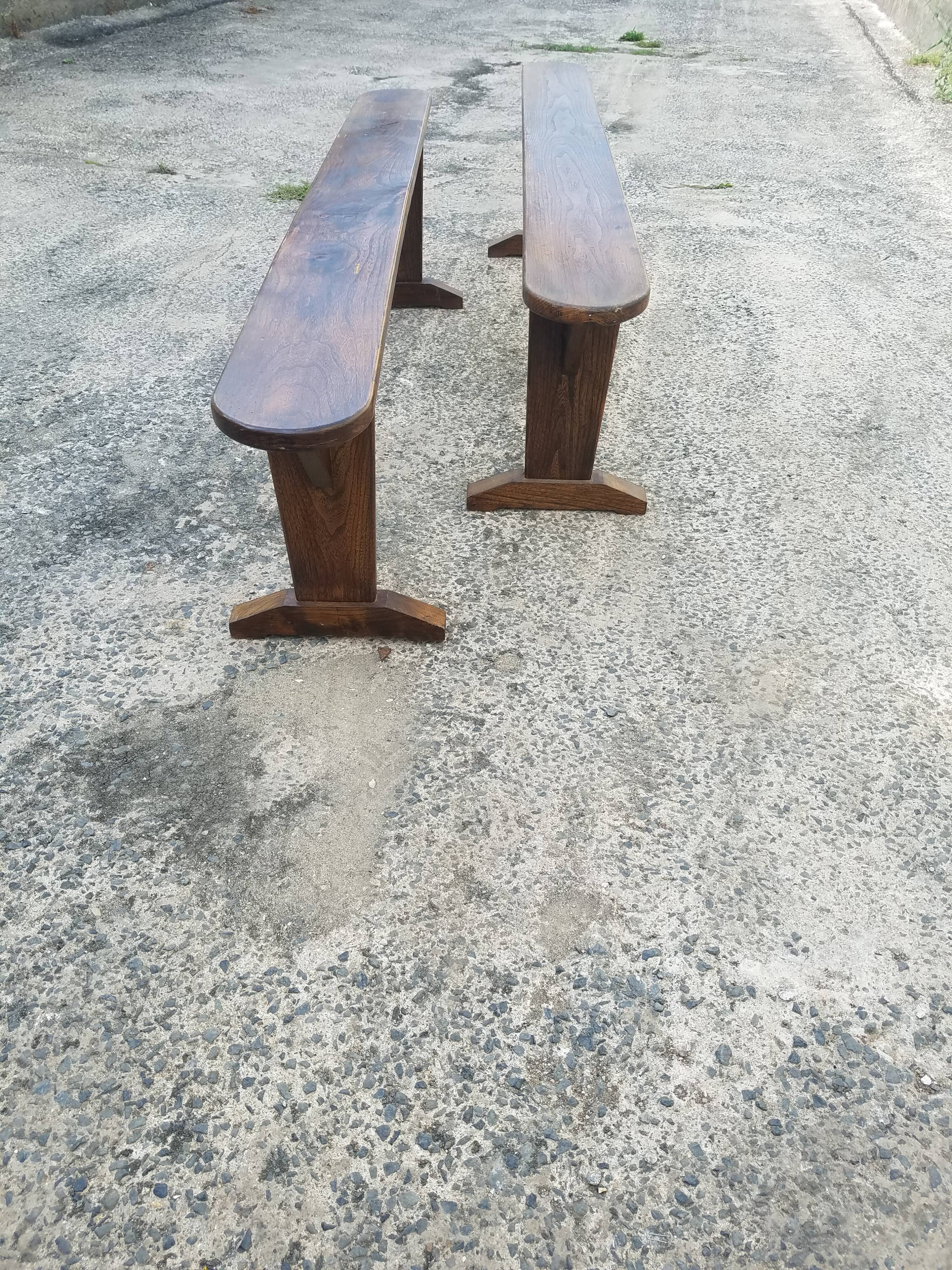 Pair of benches