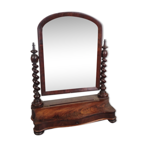 Miroir de coiffeuse en - acajou