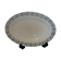 Oval service dish in faience frieze blue green model djelfa grave in hollow p3