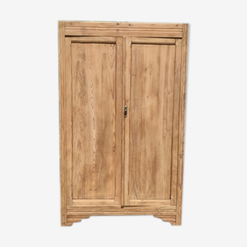 Armoire parisienne en bois naturel