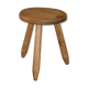 Tabouret bois tripode 365mm