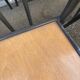 Lot de 8 chaises industrielles école  vintage collectivités mullca delagrav