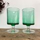 6 verres luminarc france vintage