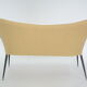 Banquette coquille carré jaune