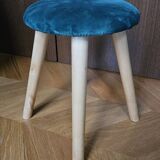 Velvet seat stool