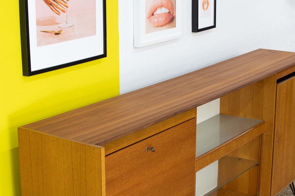 Vintage Scandinavian sideboard – 220 cm