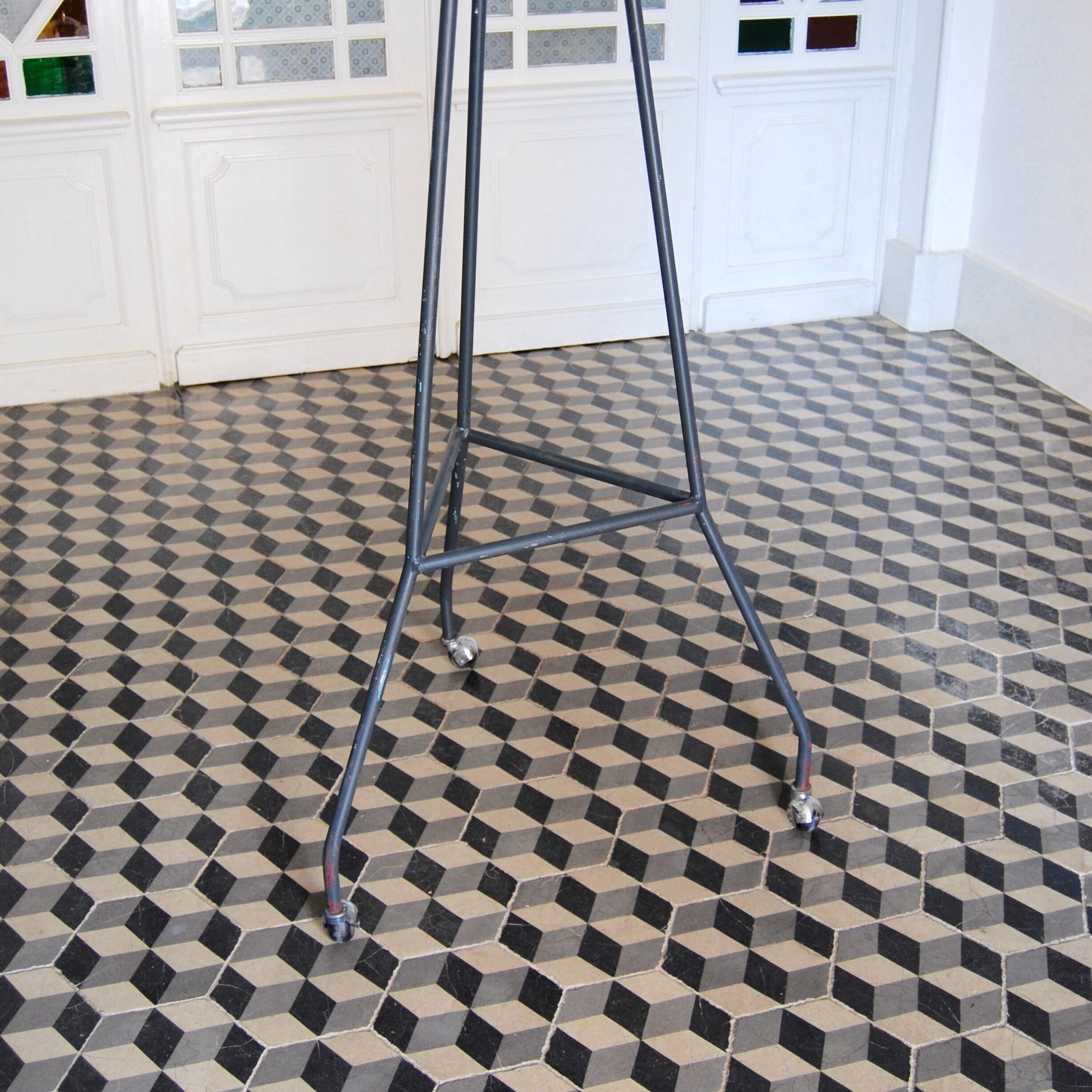 Vintage parrot coatrack