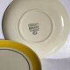 Ten dessert plates faience from gien creation primefleur, vintage "caroline" service