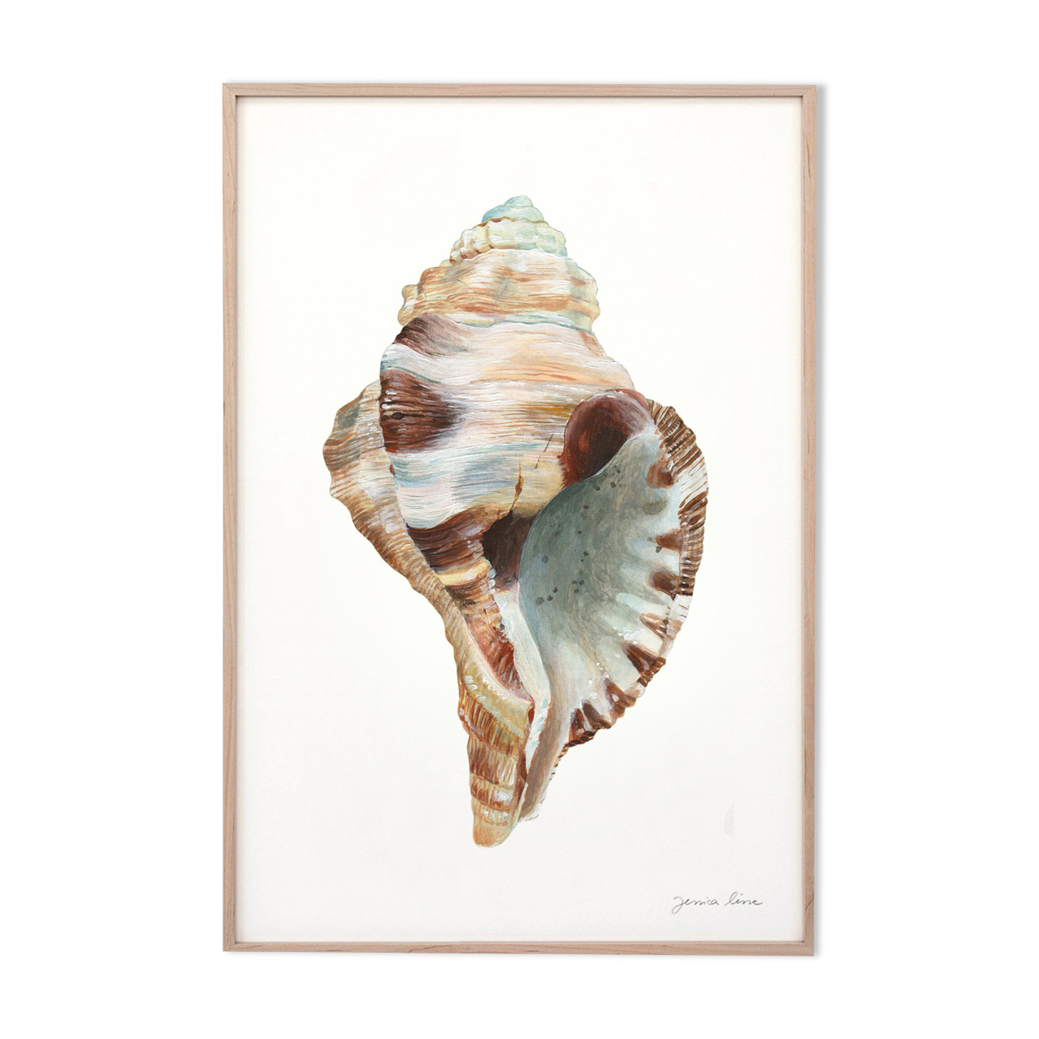 "Abelle", the shell, art print 21/29.7 cm