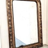 Antique gilded Louis-Philippe mirror – “Adélaïde”