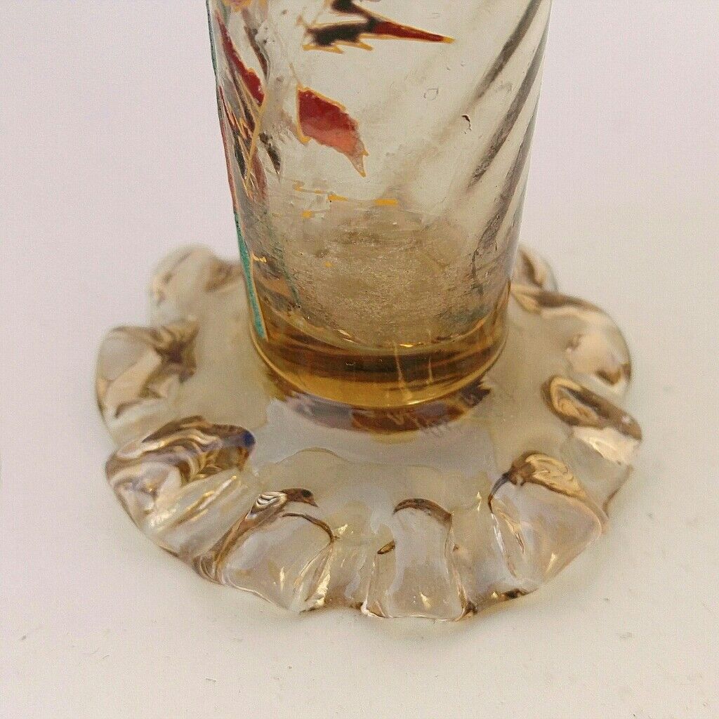 Vase Emile Gallé floral decoration Nancy Art Nouveau