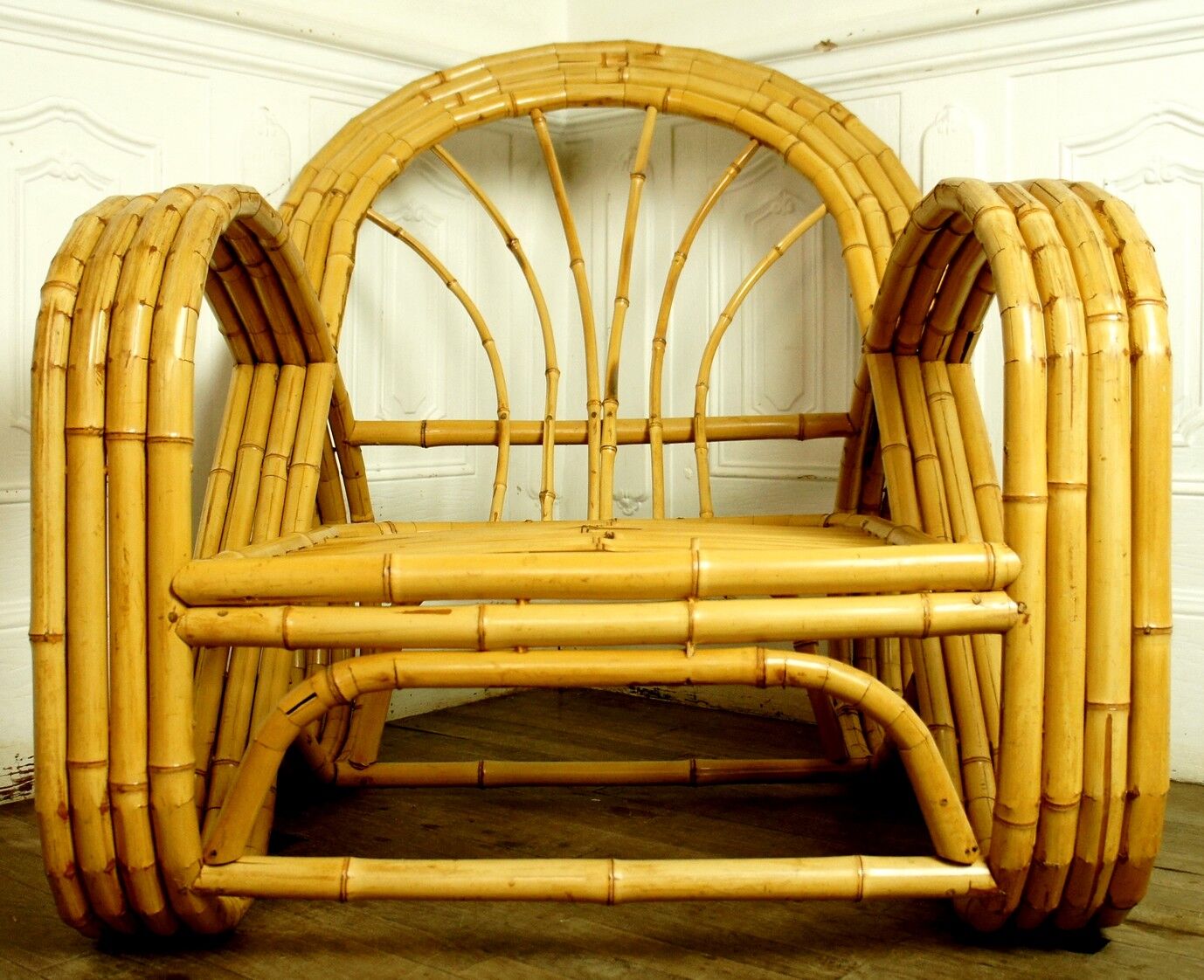 Paire de fauteuils lounge "Bretzel" de style art déco vers 1960