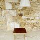 Vintage articulated floor lamp with shelf and magazine holder 1960s