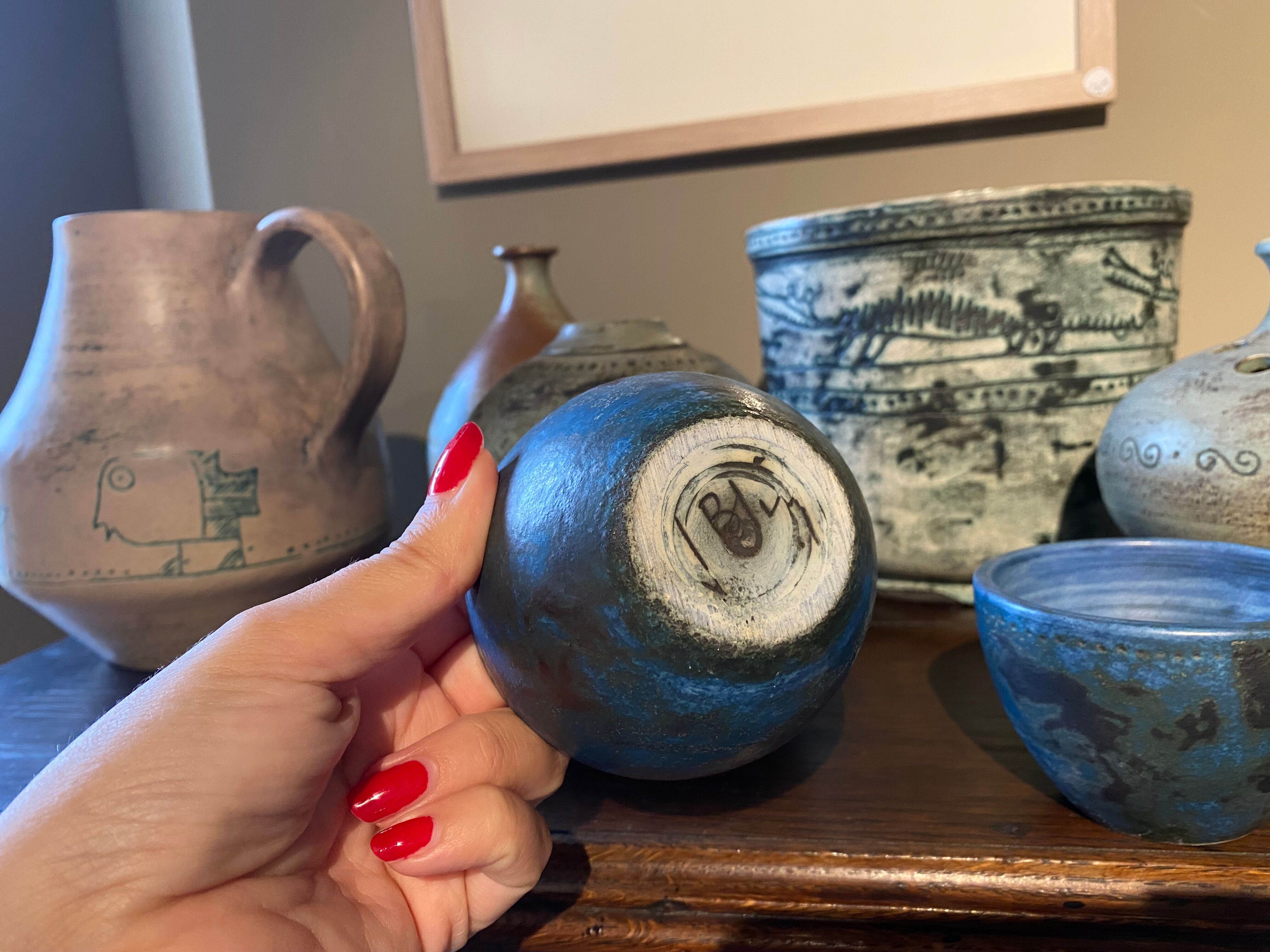 Set of Jacques Blin ceramic bowls