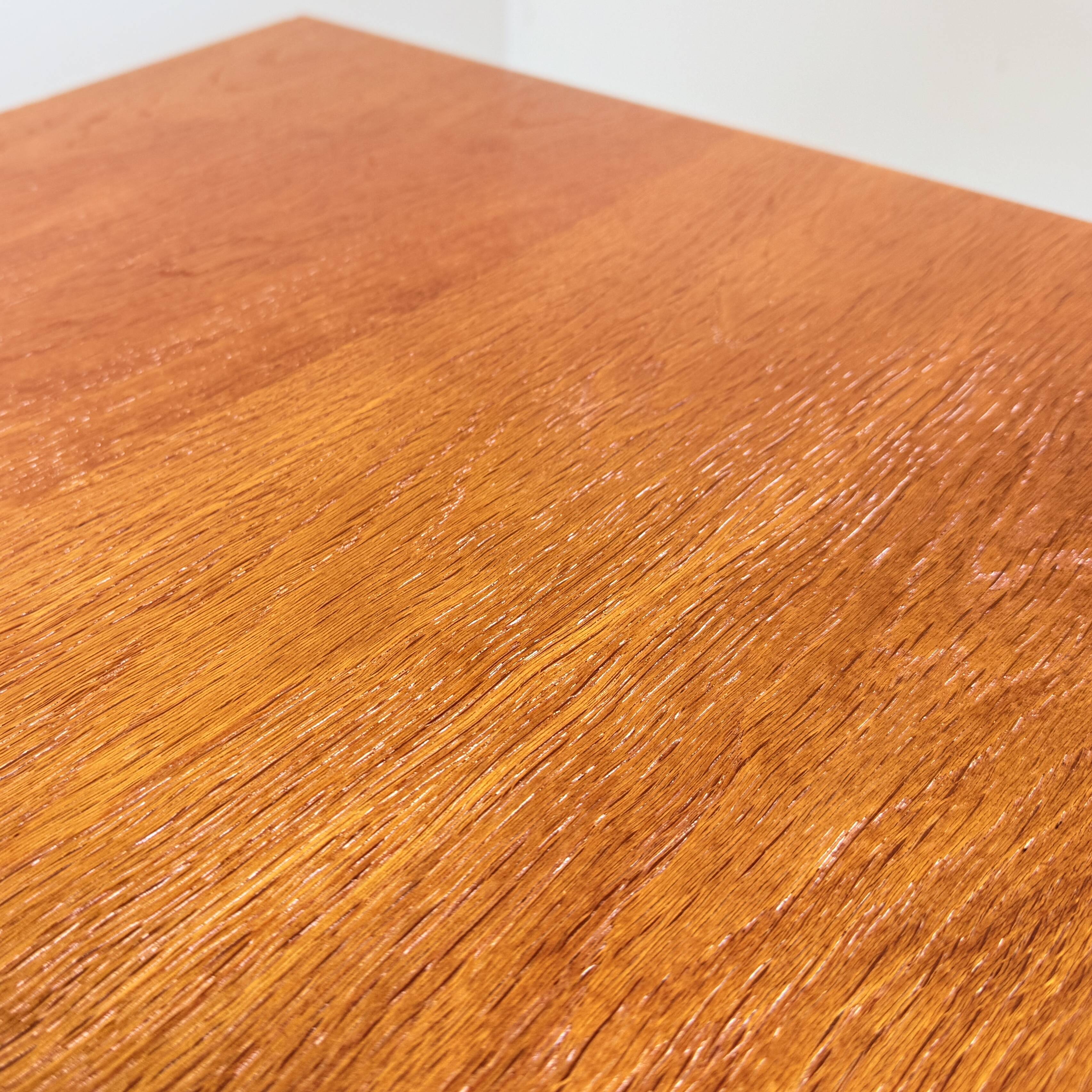 Vintage extendable oak table, František Jirák