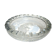 Coupe creuse cannelée en cristal soufflée bullée Daum Nancy France