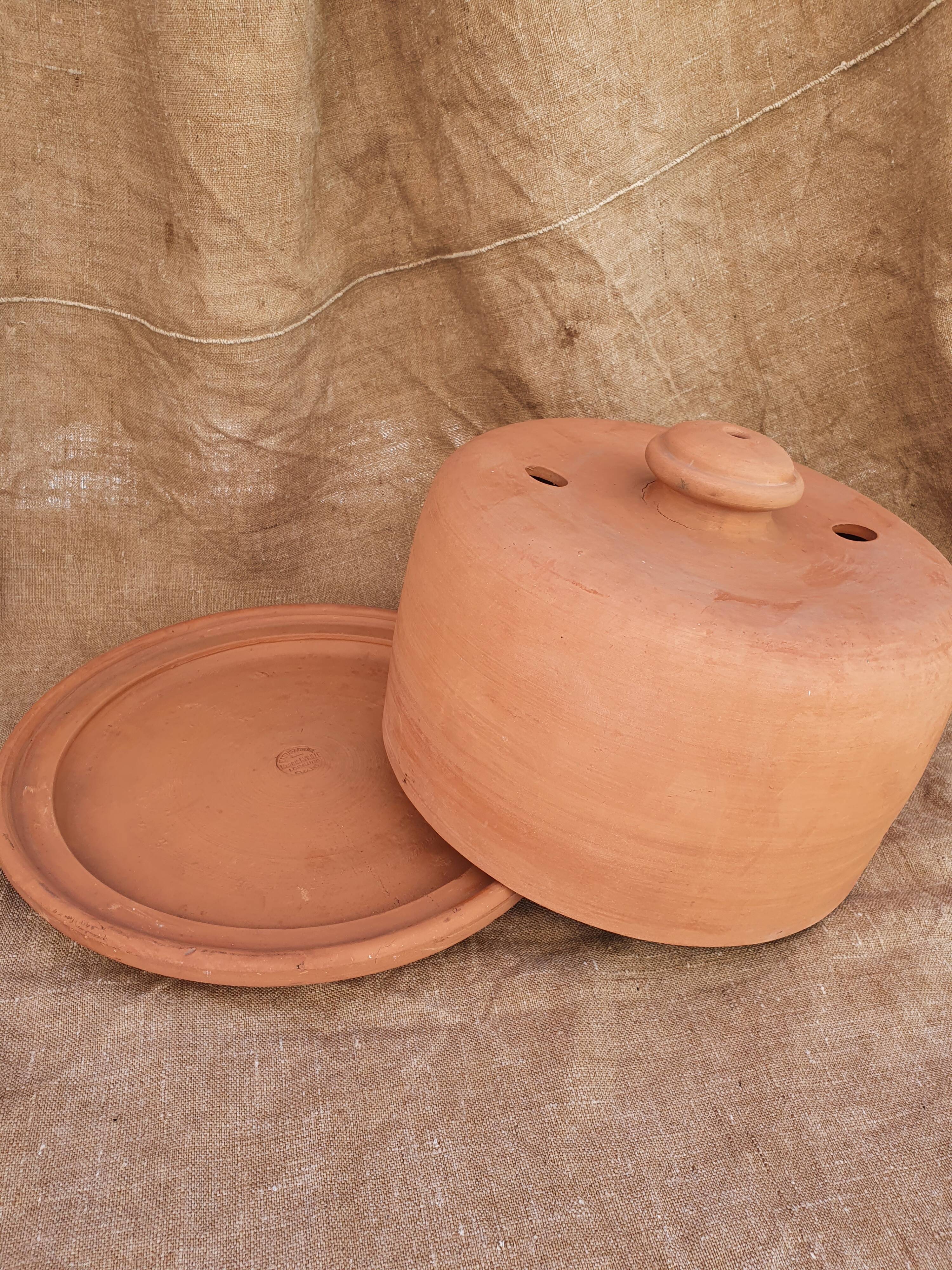 Terracotta cheese bell