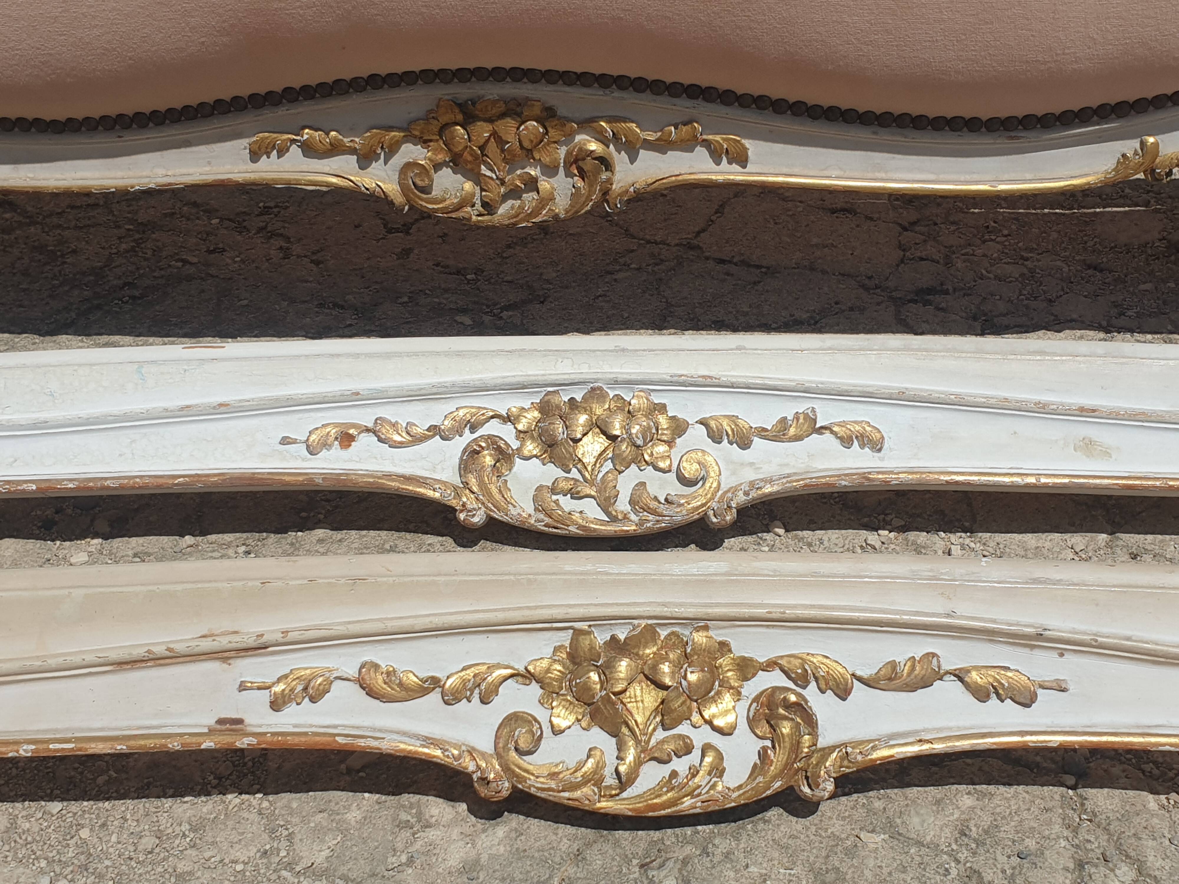 Louis XV half-basket bed