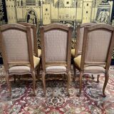 Suite of 6 Louis XV style chairs