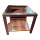 Belgo Chrom brass side table, 1980