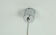 vintage PENDANT LIGHT crystal glass and chrome 14 glass prisms 1960s