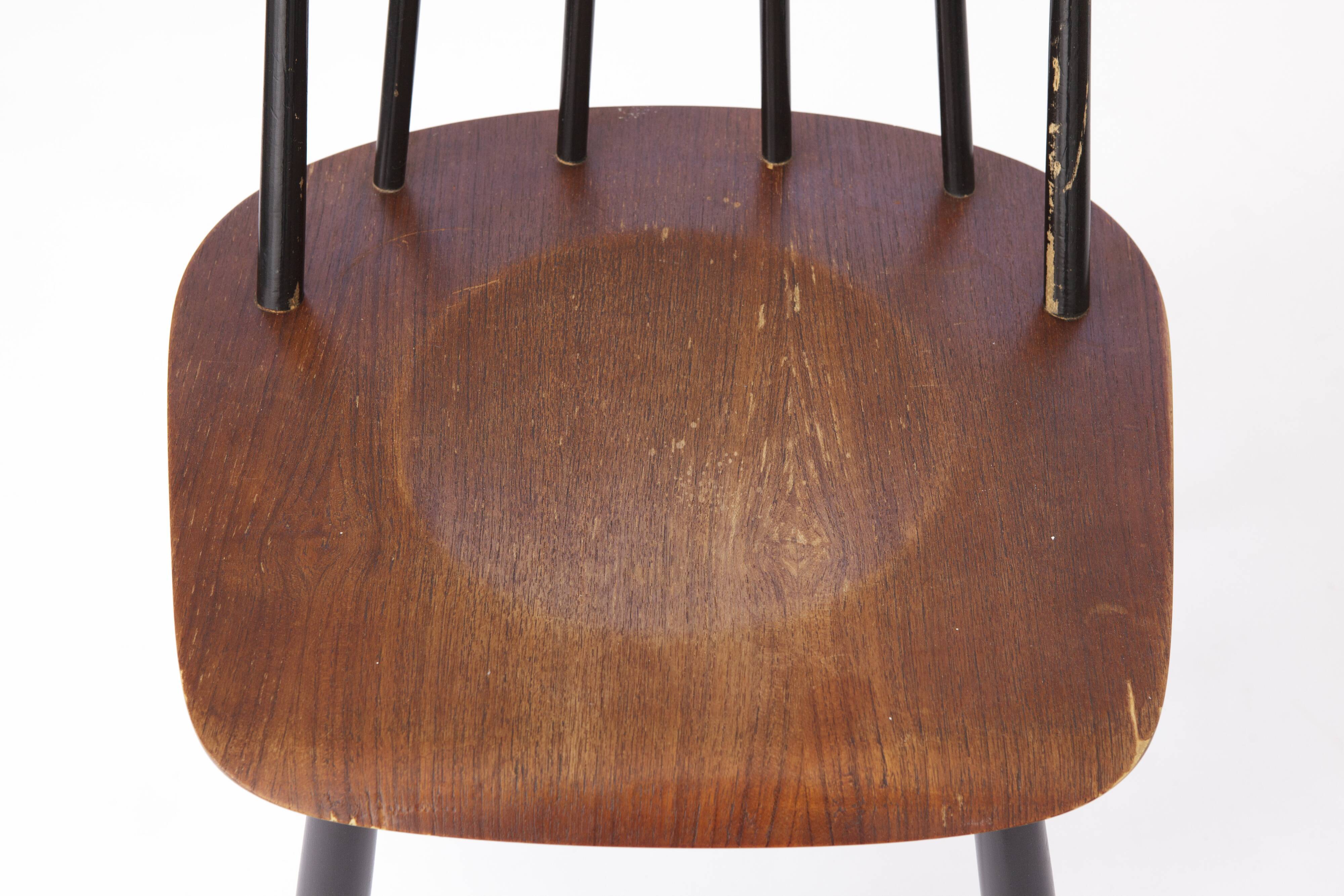 Pair vintage chairs ilmari tapiovaara for asko 1960s finland