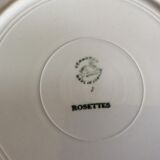 Rosette ceramic round dish