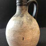 Stoneware bottle vase by Willy Biron