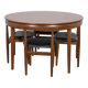 Table de Salle à Manger et Chaises Mid-Century en Teck par Hans Olsen pour Frem Røjle, 1960s, Set de 5