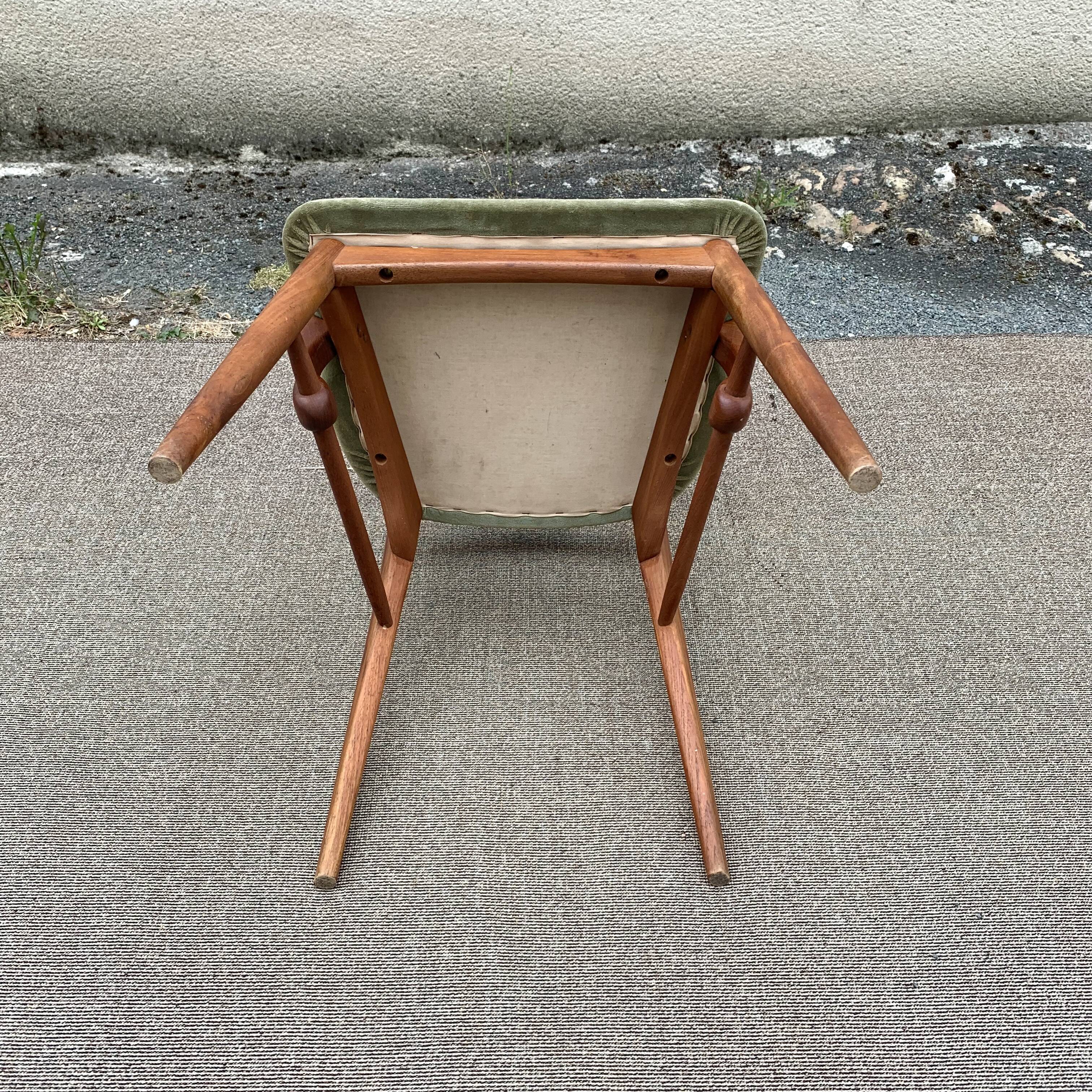 Fauteuil bridge Ingrid, Niels Koefoed / Danemark 1960