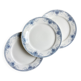 3 Terre de fer plates / U&C Sarreguemines "Germaine"