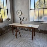Pine and oak farmhouse table 2m