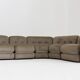 Vintage Italian modular sectional sofa Longuette by Co.im 1970s